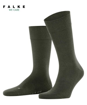 Falke Sensitive New York Socks Sokken Heren Groen | SMC-716890