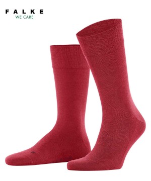 Falke Sensitive New York Socks Sokken Heren Rood | NCP-261084