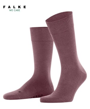 Falke Sensitive New York Socks Sokken Heren Rood | SDL-234718