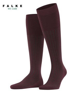 Falke Shadow Knee-high Socks Sokken Heren Rood | VYS-068324