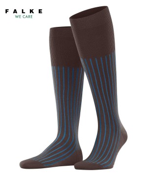 Falke Shadow Knee-high Socks Sokken Heren Bruin | WNR-605481