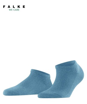 Falke Shiny Sneaker socks Sokken Dames Blauw | NUS-570129