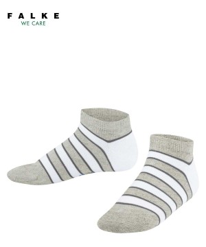 Falke Simple Stripes Sneaker socks Sokken Kinderen Grijs | ILS-806437