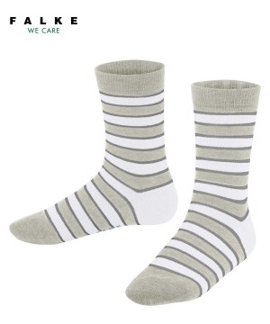 Falke Simple Stripes Socks Sokken Kinderen Grijs | GJZ-053861