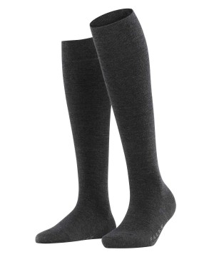 Falke Softmerino Knee-high Socks Sokken Dames Grijs | RIC-354069