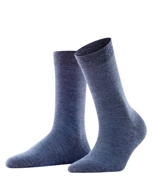 Falke Softmerino Socks Sokken Dames Blauw | HLT-764512