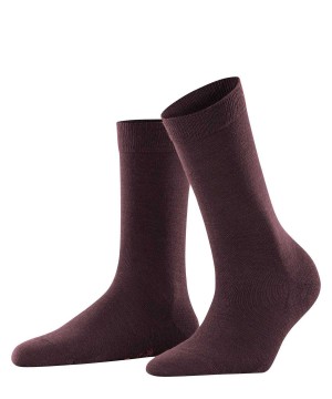 Falke Softmerino Socks Sokken Dames Rood | UKB-609382