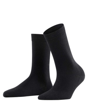 Falke Softmerino Socks Sokken Dames Zwart | FHO-162497