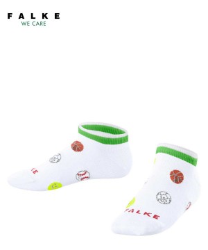 Falke Sporty Balls Sneaker socks Sokken Kinderen Wit | JGX-962701