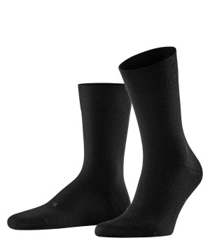 Falke Stabilizing Wool Everyday Socks Sokken Heren Zwart | TZW-521693