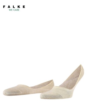 Falke Step Medium Cut Box Invisibles No Show Socks Heren Beige | YNG-563017