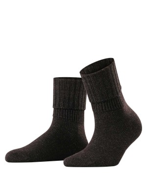 Falke Striggings Rib Boot socks Sokken Dames Grijs | TIQ-901542