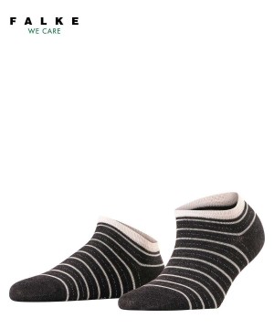 Falke Stripe Shimmer Sneaker Socks Sokken Dames Grijs | VZG-290841