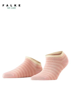 Falke Stripe Shimmer Sneaker Socks Sokken Dames Roze | NJI-039278