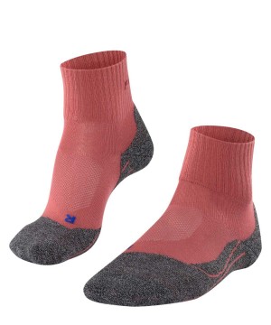 Falke TK2 Explore Cool Short Trekking Short sock Sports Socks Dames Rood | YJN-762498