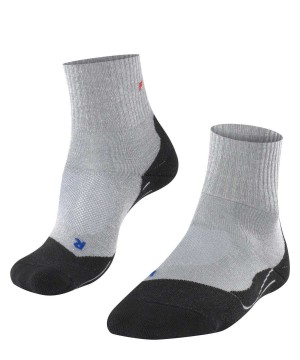 Falke TK2 Explore Cool Short Trekking Short sock Sokken Heren Grijs | SFO-907162