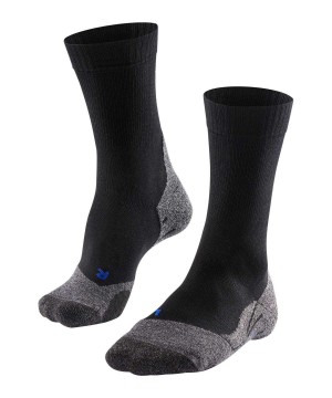 Falke TK2 Explore Cool Trekking Socks Sokken Heren Zwart | ENA-510983