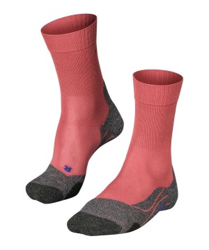 Falke TK2 Explore Cool Trekking Socks Sports Socks Dames Rood | DBC-875469