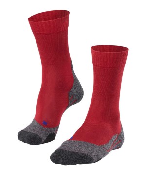 Falke TK2 Explore Cool Trekking Socks Sports Socks Dames Rood | ZCM-375019