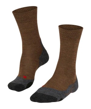 Falke TK2 Explore Melange Trekking Socks Sokken Heren Bruin | USK-726014