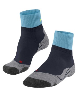 Falke TK2 Explore Short Trekking Short sock Sports Socks Dames Blauw | BPW-714098