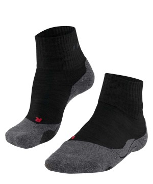 Falke TK2 Explore Short Trekking Short sock Sports Socks Dames Zwart | TNG-172648