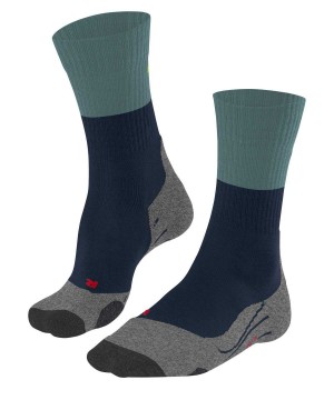 Falke TK2 Explore Trekking Socks Sokken Heren Blauw | UNJ-576143