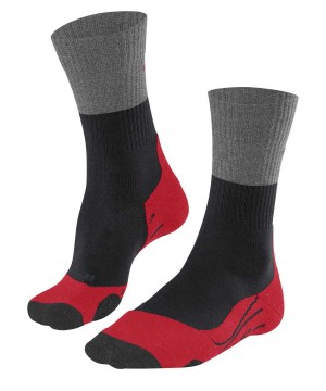 Falke TK2 Explore Trekking Socks Sokken Heren Zwart | YQW-481605