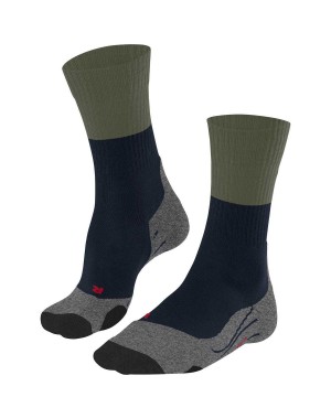 Falke TK2 Explore Trekking Socks Sokken Heren Blauw | BJR-053869