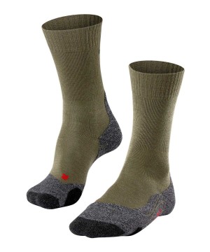 Falke TK2 Explore Trekking Socks Sokken Heren Groen | RPZ-754892