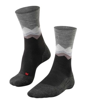 Falke TK2 Explore Trekking Socks Sokken Heren Zwart | THL-259486