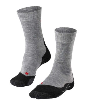 Falke TK2 Explore Trekking Socks Sokken Heren Grijs | RQW-413629