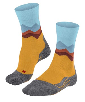 Falke TK2 Explore Trekking Socks Sports Socks Dames Geel | RPU-760839