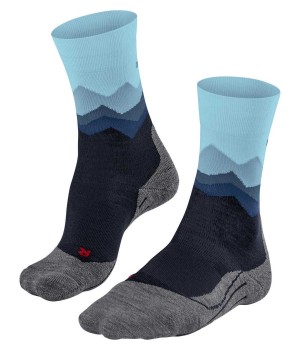 Falke TK2 Explore Trekking Socks Sports Socks Dames Blauw | UBN-024873