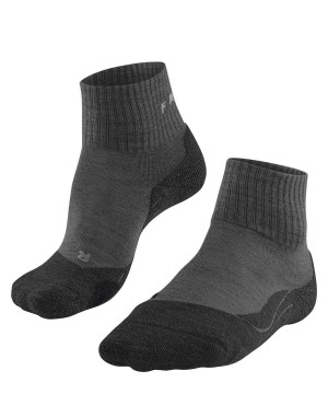 Falke TK2 Explore Wool Short Trekking Short sock Sports Socks Dames Grijs | XLS-312985