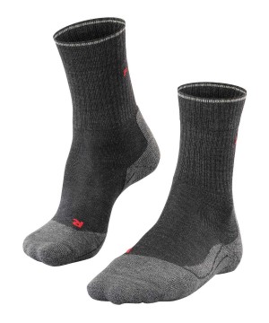 Falke TK2 Explore Wool Silk Trekking Socks Sports Socks Dames Grijs | NBM-184356