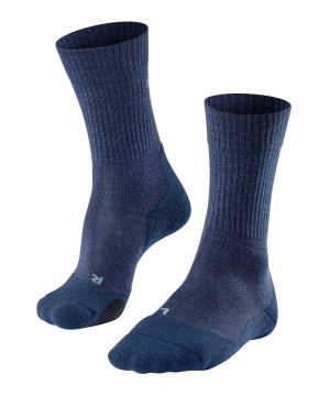 Falke TK2 Explore Wool Trekking Socks Sokken Heren Blauw | CIS-869102