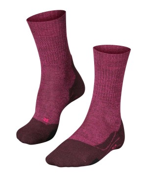 Falke TK2 Explore Wool Trekking Socks Sports Socks Dames Rood | GVM-192680