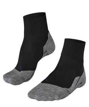 Falke TK5 Wander Cool Short Trekking Short sock Sokken Heren Zwart | EGH-743921