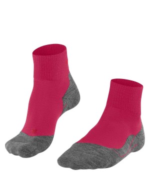 Falke TK5 Wander Short Trekking Short sock Sports Socks Dames Rood | QFO-174528