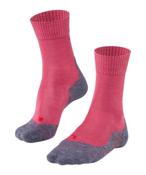 Falke TK5 Wander Trekking Socks Sports Socks Dames Rood | HJZ-195024