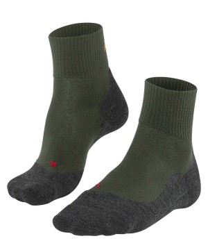 Falke TK5 Wander Wool Short Trekking Short sock Sports Socks Dames Groen | BMN-134769