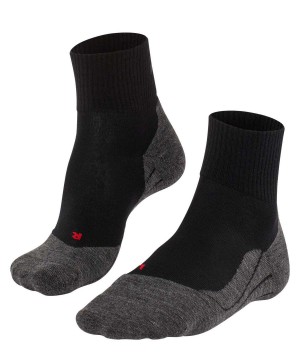 Falke TK5 Wander Wool Short Trekking Short sock Sports Socks Dames Zwart | JGT-237948