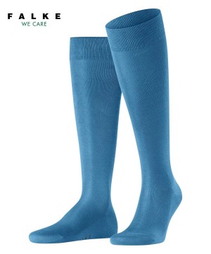 Falke Tiago Knee-high Socks Sokken Heren Blauw | VBR-531682