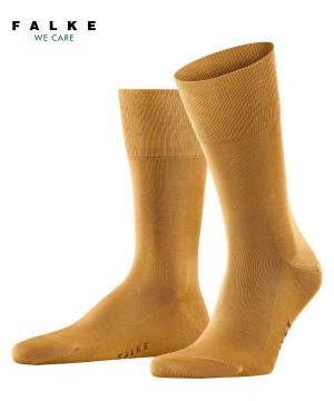 Falke Tiago Socks Sokken Heren Geel | AEB-734680