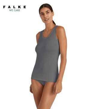 Falke Top Round-neck Daily ClimaWool Bras & Tops Dames Grijs | ZOL-492156