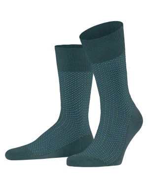 Falke Uptown Tie Socks Sokken Heren Groen | KDM-972108