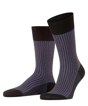 Falke Uptown Tie Socks Sokken Heren Zwart | ZNB-628409