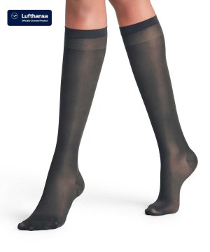 Falke Vitalize 20 DEN Knee-high Socks Sokken Dames Grijs | WYC-983754