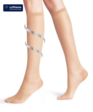 Falke Vitalize 20 DEN Knee-high Socks Sokken Dames Beige | LHW-756439